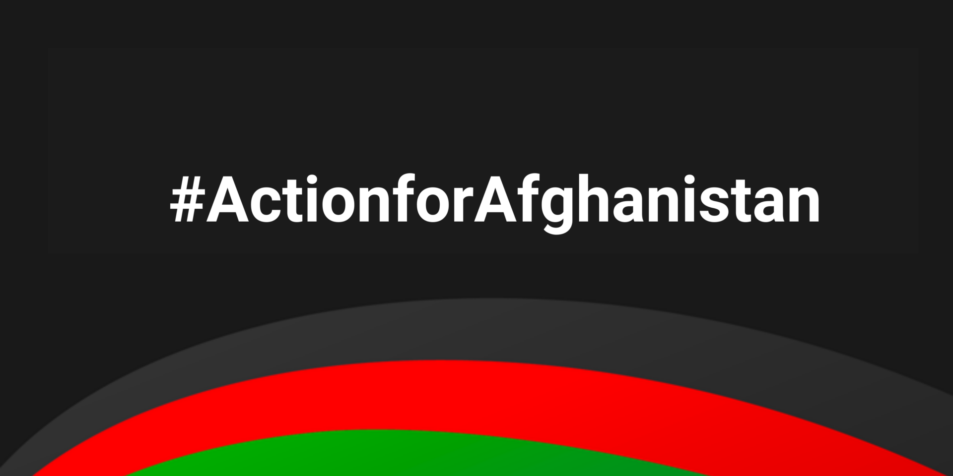 Actionfor Afghanistan Banner Words
