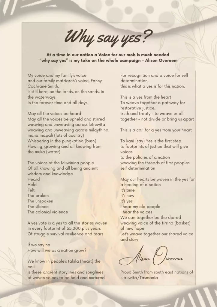 Why Say Yes By Alison Overeem